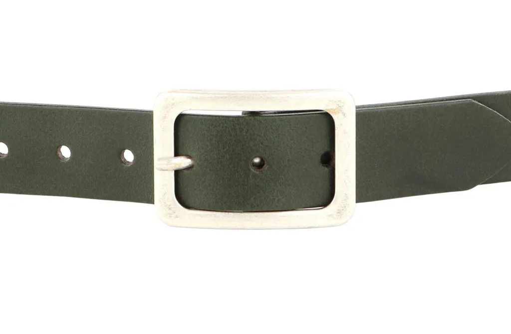 Cintura Sportiva Vanzetti Neon Booster 35mm Pelle Olive W100 - 2