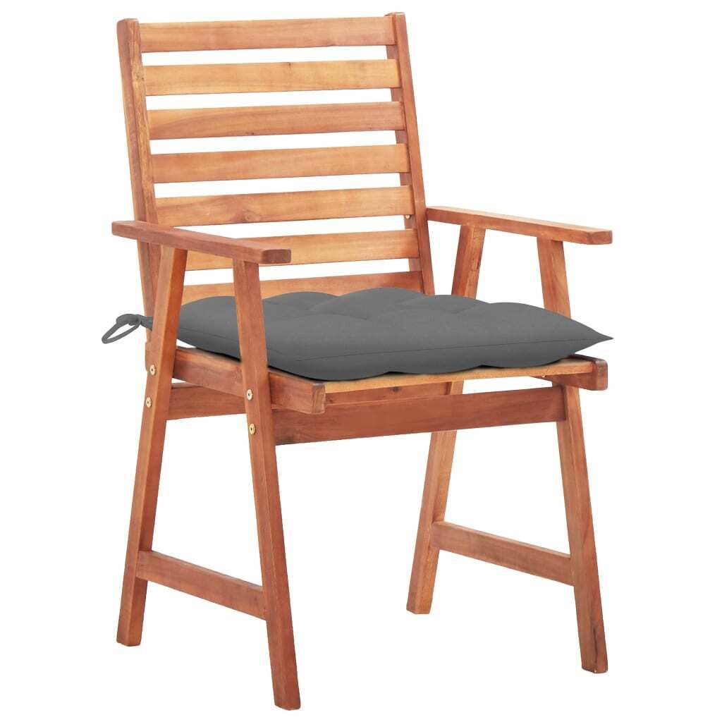 "SALE 2026"Garten-Essstühle - Gartenmöbel - Balkonstuhl - Garten-Barhocker - 3er-set - multifunktional& Moderne - mit Kissen Massivholz Akazie - ...