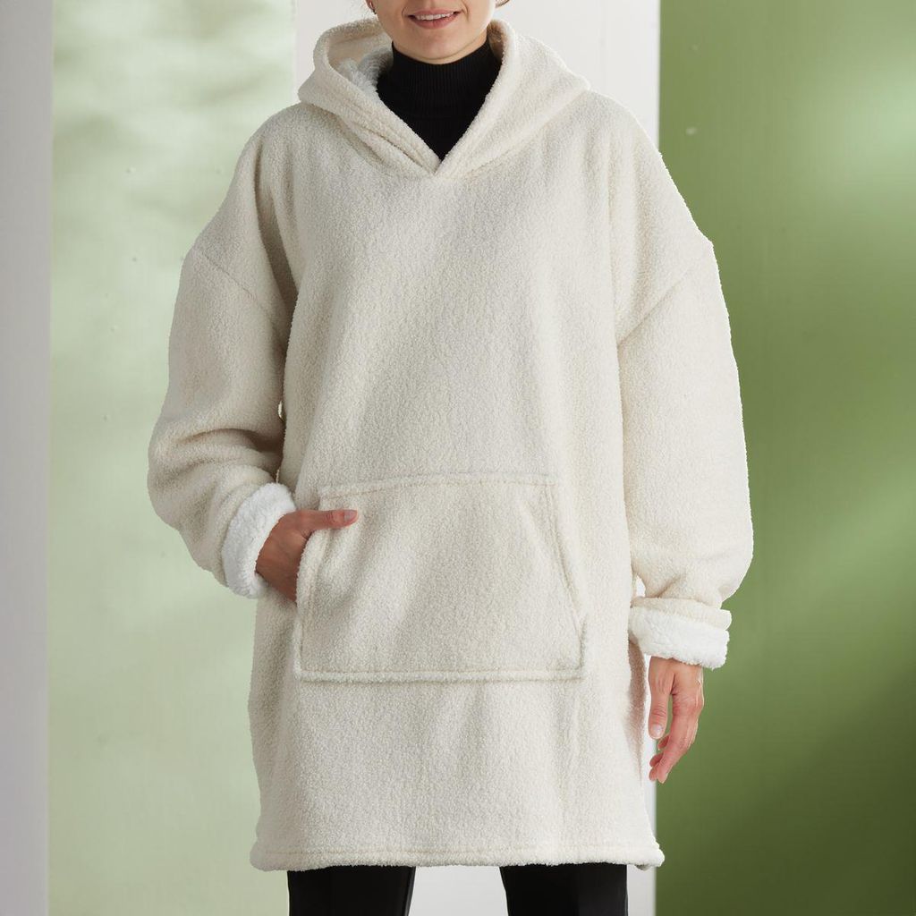 Frottee-Sweatshirtdecke MATCHA