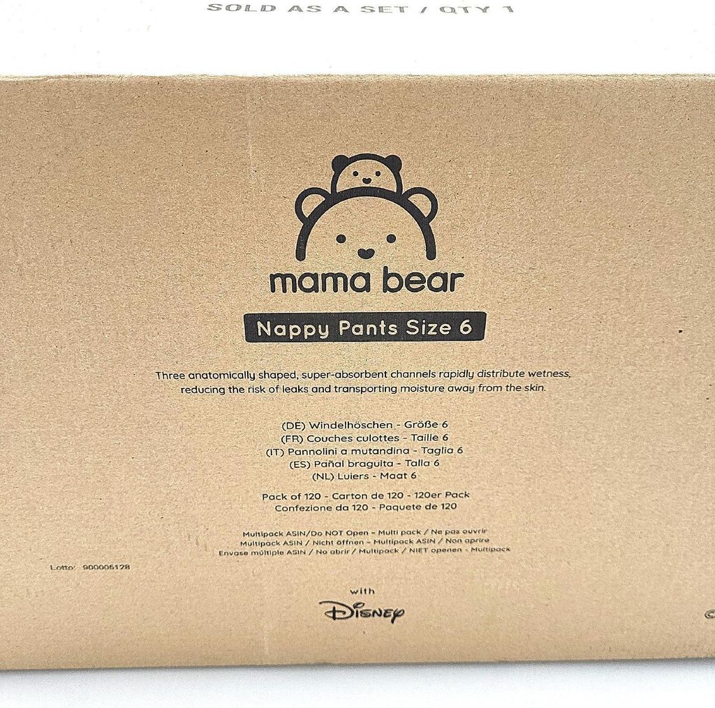 Marca Amazon Mama Bear Disney Pannolini Taglia 6 15+ kg Immagine del prodotto 