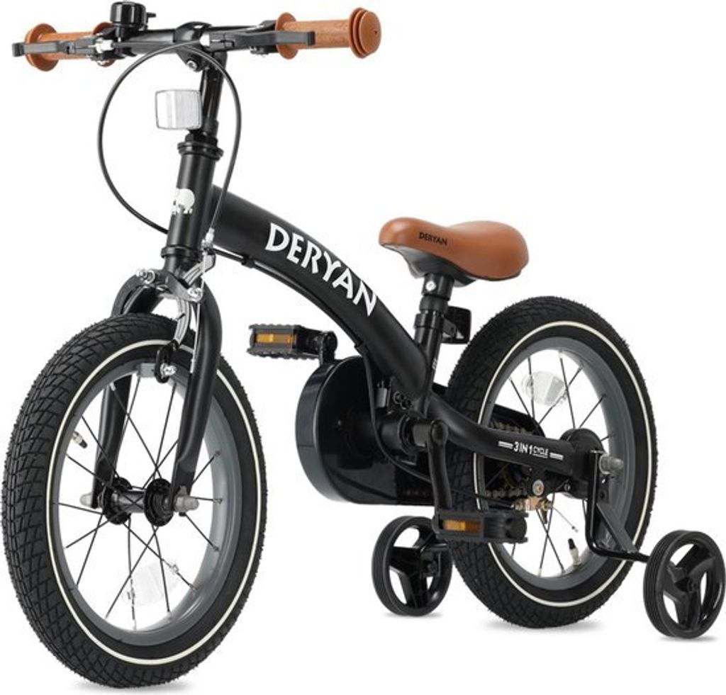 Deryan Luxe 14-Zoll-Kinderfahrrad - 3 in 1 - Balance Produktbild 1