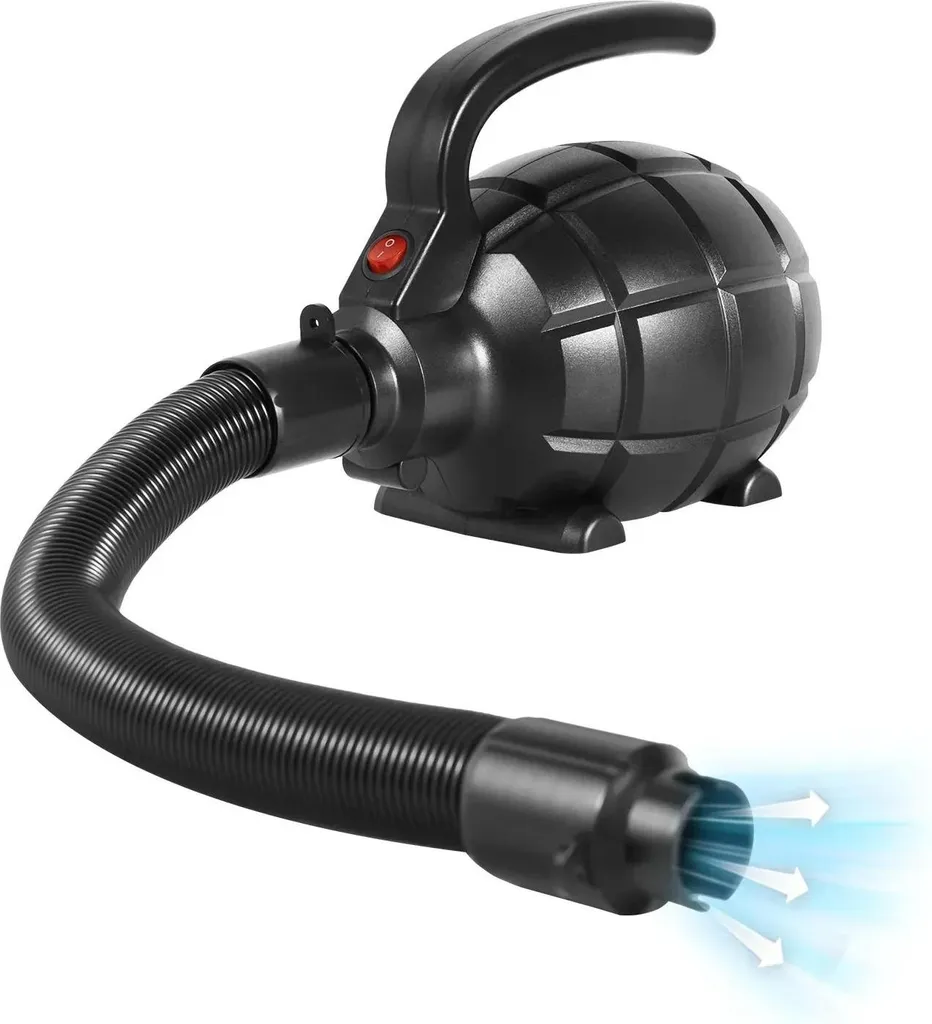 Gonfleur électrique puissant 17000 Pa avec moteur 600W et 4 buses