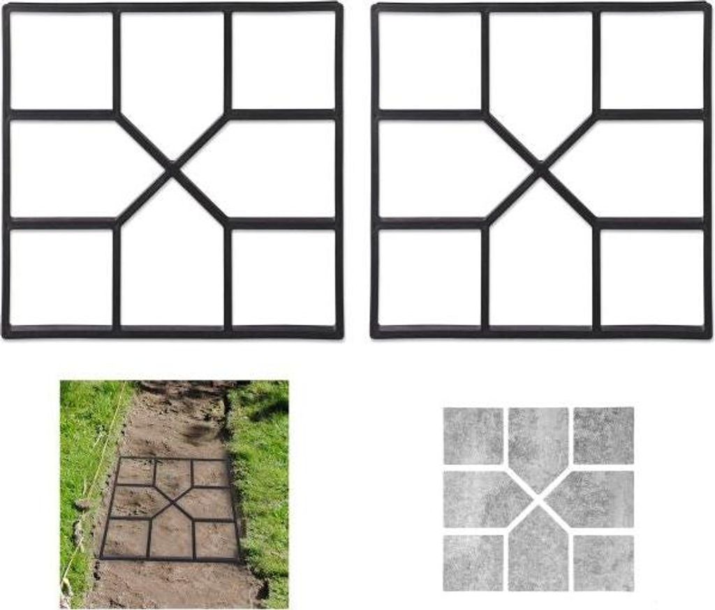 2x Betonformen-Set