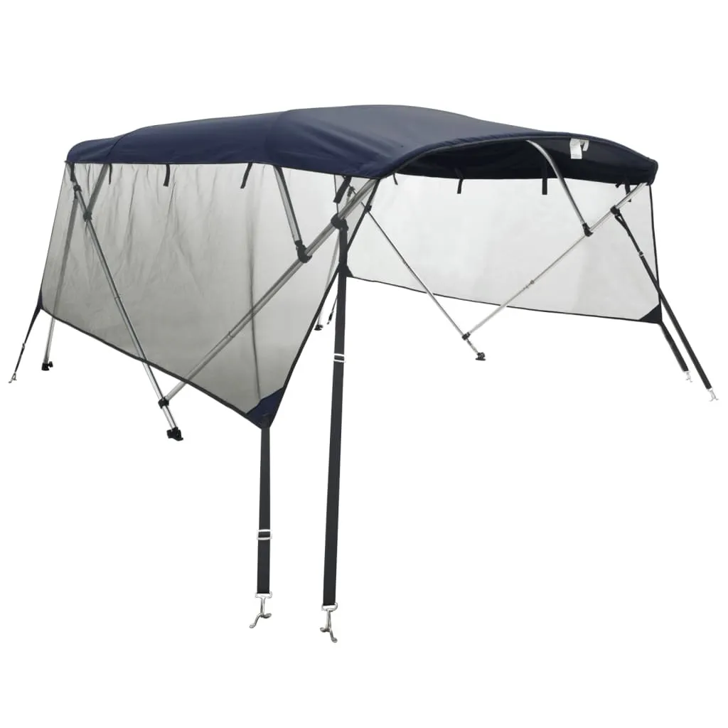 Taud de soleil Bimini 3 Arceaux pour bateau avec filets latéraux