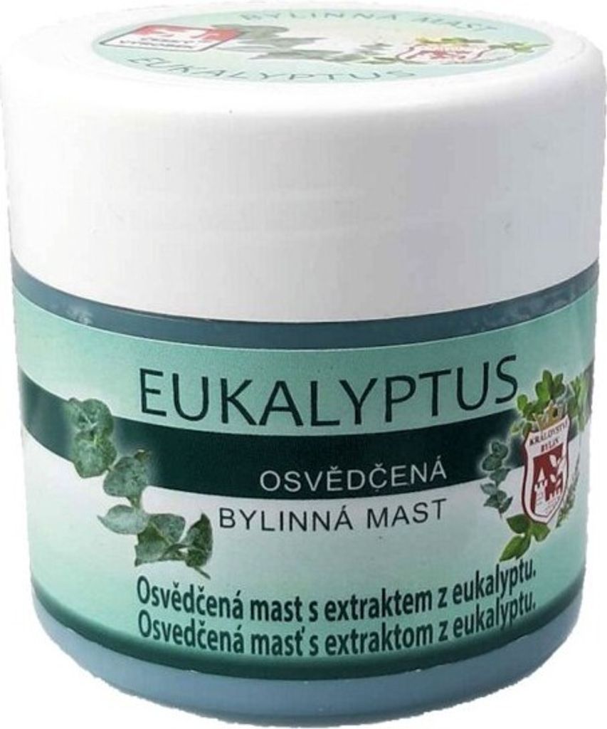 A jar of eucalyptus ointment.