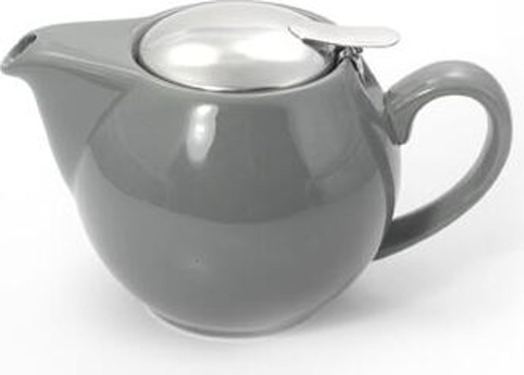 Kanne "Saara", 0,5 l Porzellan, grau Produktbild 