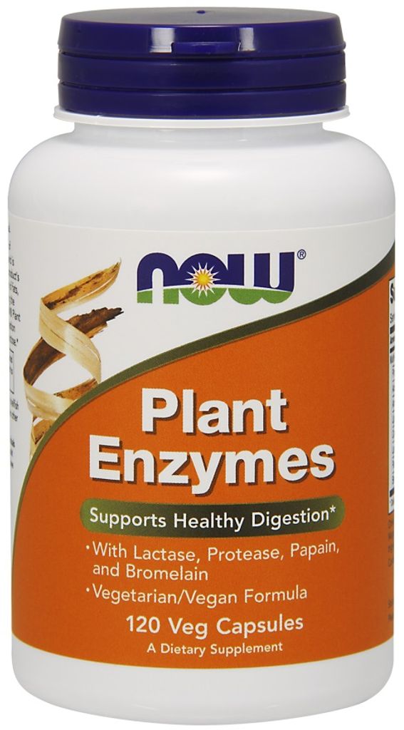 Now Foods Pflanzliche Enzyme 120 Kapseln