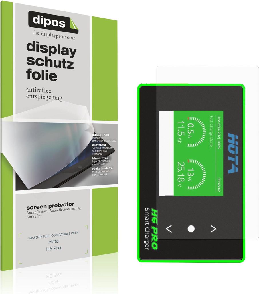 2x Schutzfolie für Hota H6 Pro matt Displayschutzfolie Produktbild 