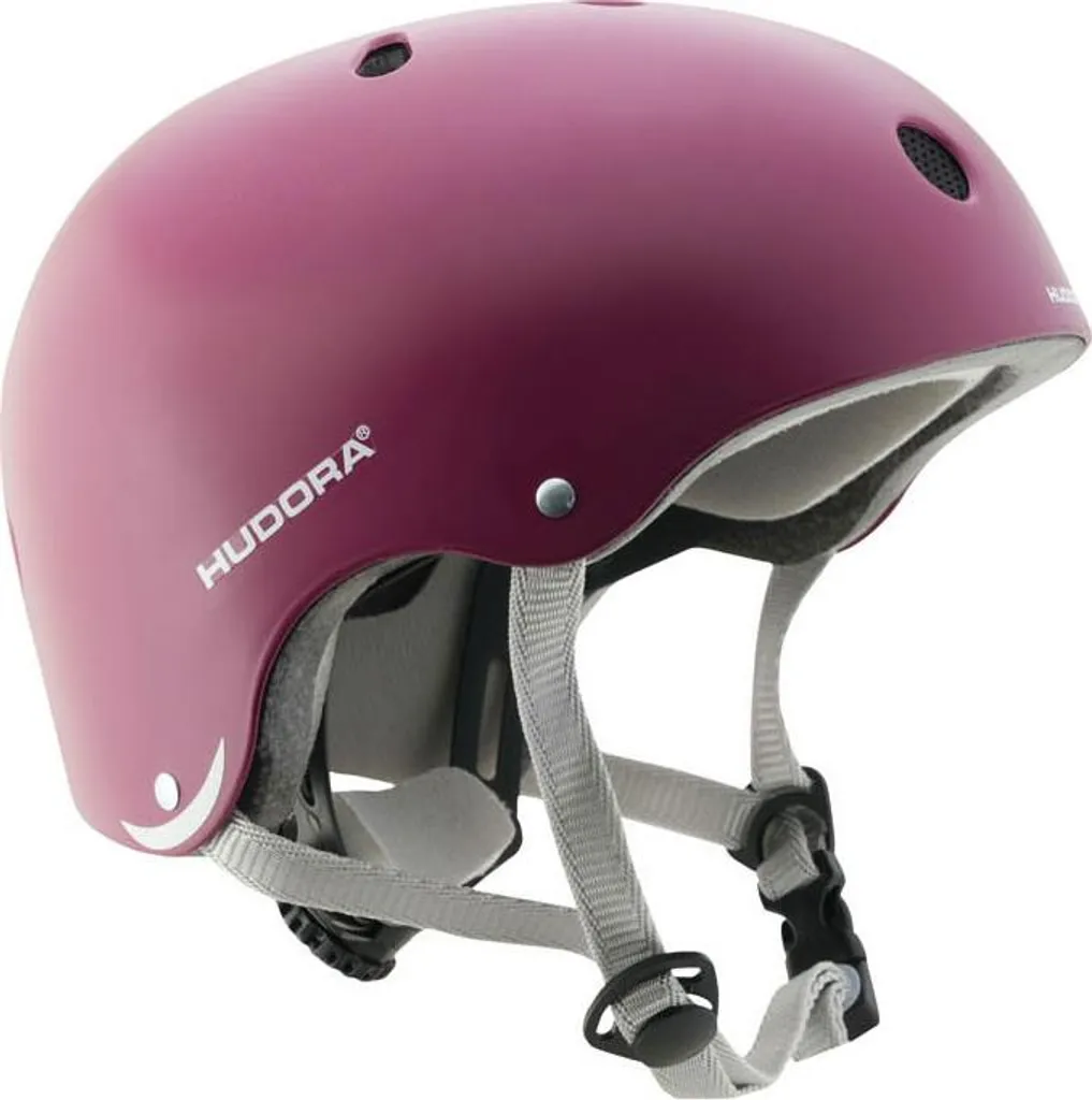 Casque de skate Hudora 84129 berry taille 56-60 cm pour roller