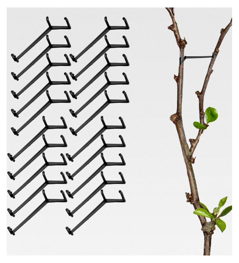 Baumastzieher | 20 Stück Verstellbares Zweigrichtwerkzeug für Obstbäume - Zum Pfählen, Lehnen, Reparieren und Biegen in Garten und Innenbereich