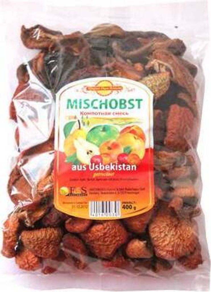 Mischobst getrocknet 400g Kompottmischung Trockenfrüchte Produktbild 