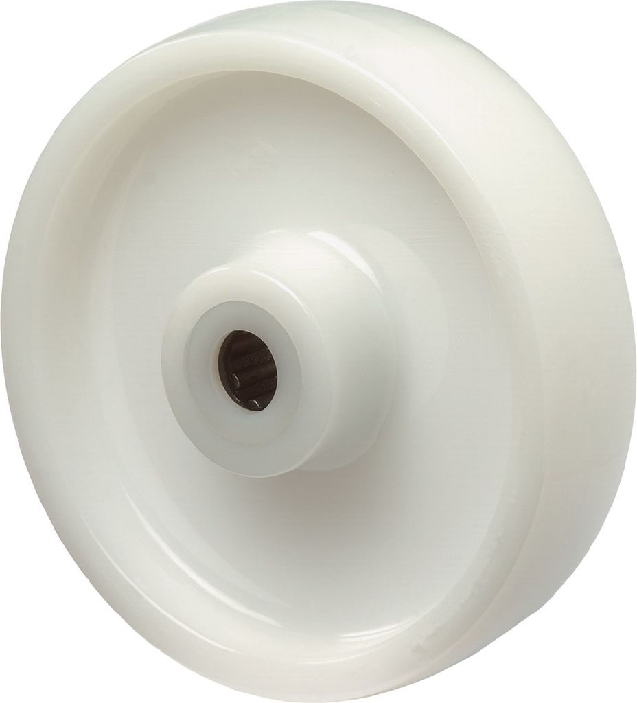 BS Rollen Rad zu B10 Durchmesser 150mm Tragfähigkeit 400kg Kunststoff-Rad weiß Nabenlänge 58mm - B10.150