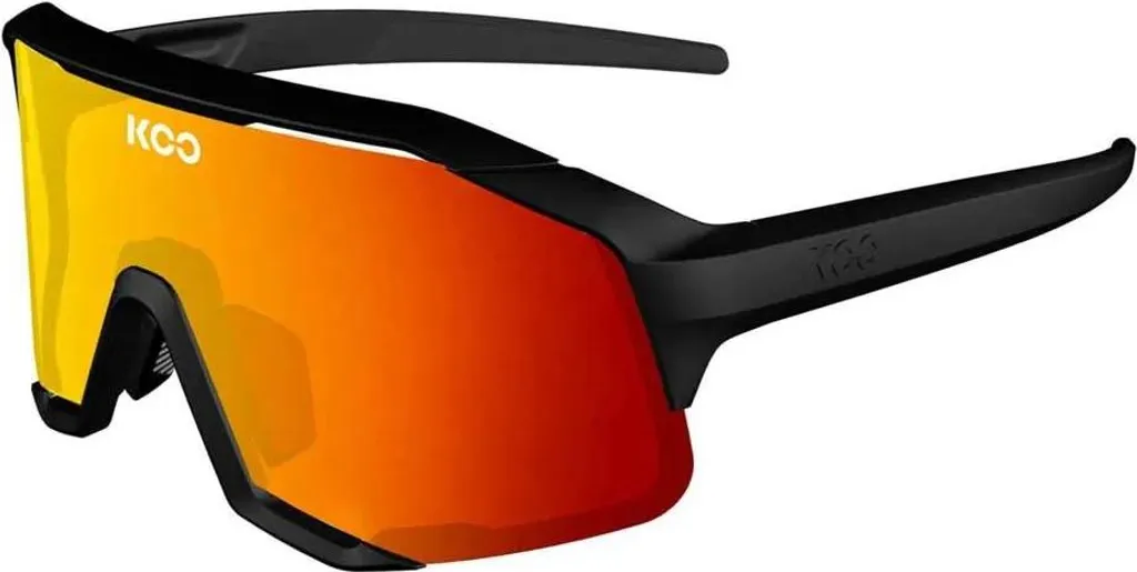 Dites adieu à la buée avec les lunettes KOO Demos Black Matt Red vélo