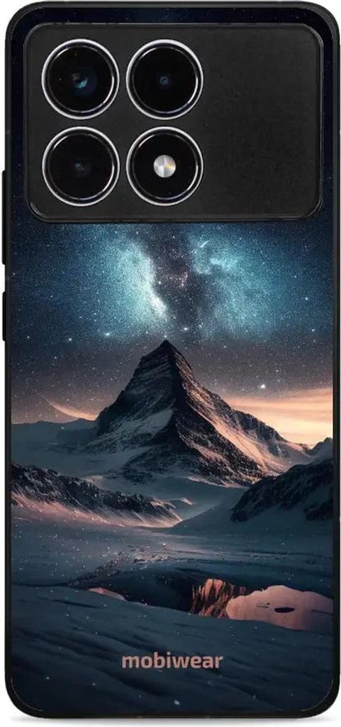 Handyhülle für Xiaomi Poco F6 Pro, Mobiwear Glossy Case, Nachtberg