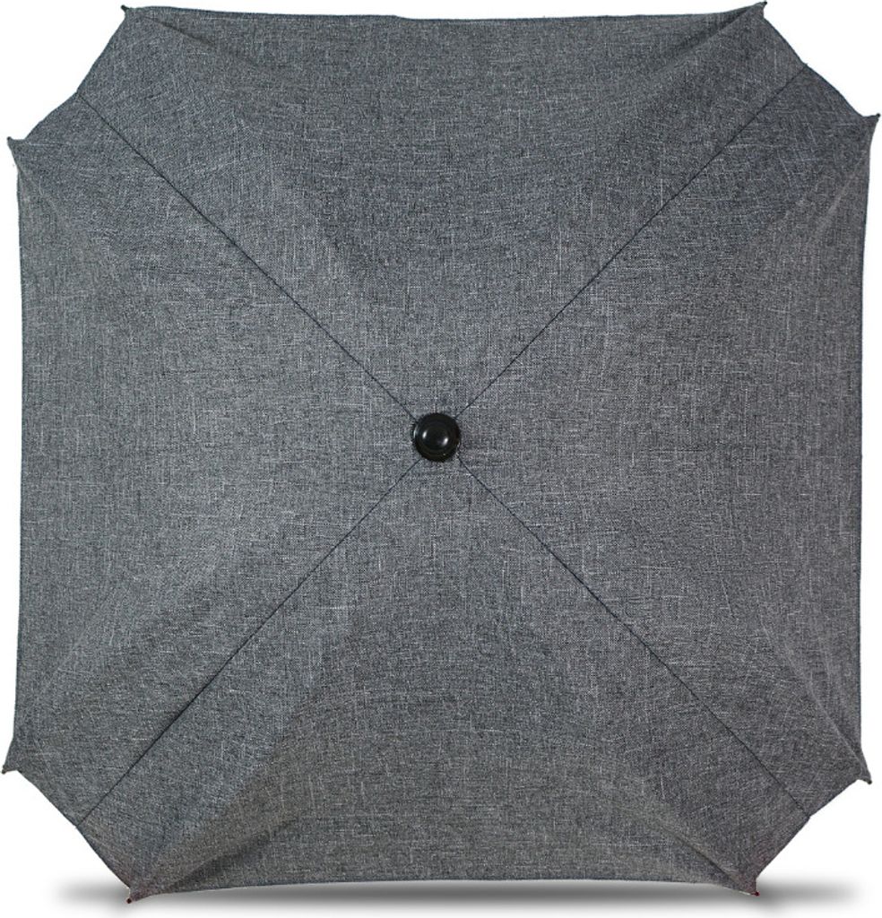 Skyline Sonnenschirm für Kinderwagen flexiblem Befestigungsarm UV-Schutz50+ Sonnensegel Sonnenschutz Kinderwagen-Sonnensegel, Ø70cm, Grau Linen