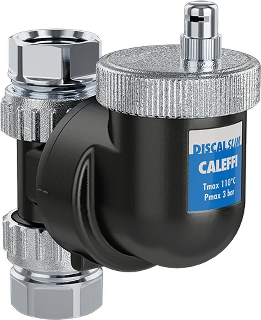 Supprimer Bruit Radiateur avec le Dégazeur Caleffi DiscalSlim 3/4"