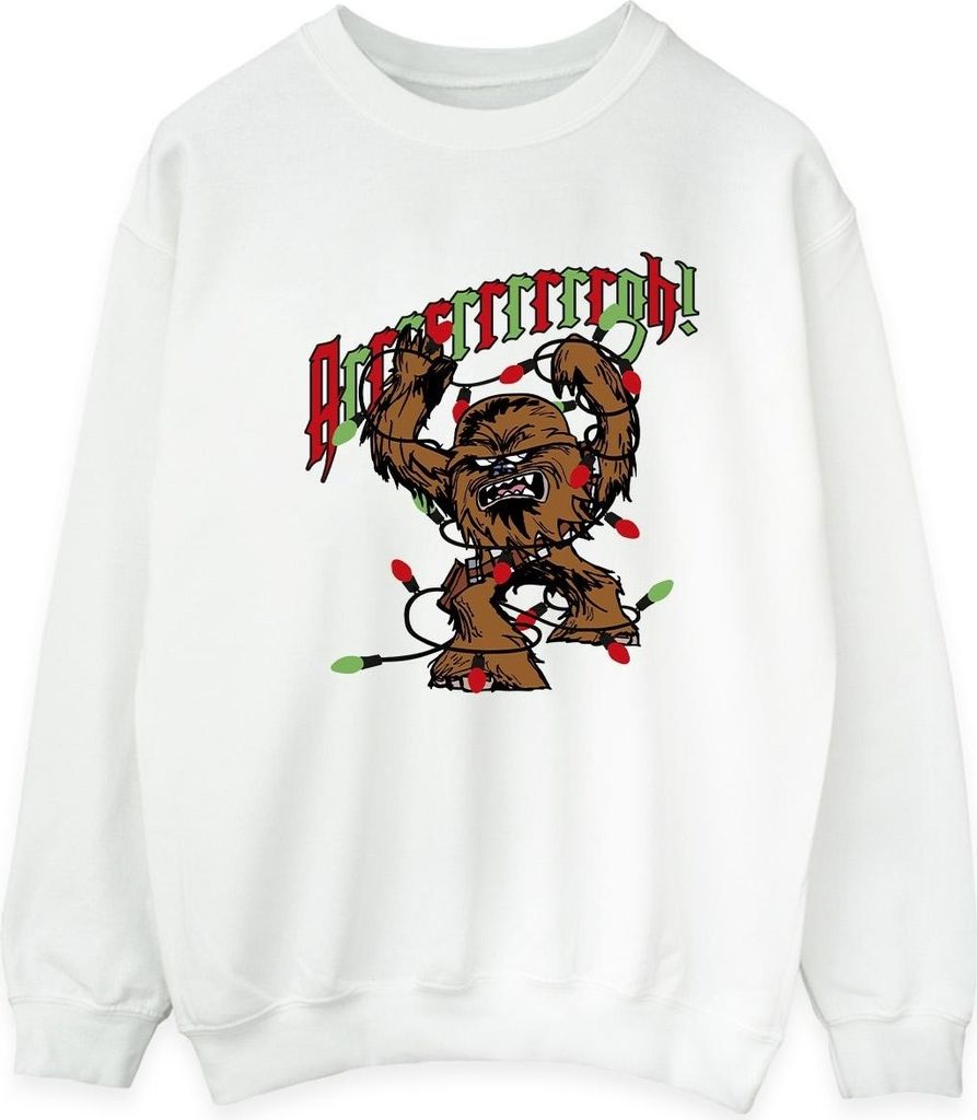 Star Wars - "Episode IV: A New Hope Argh" Sweatshirt für Herren BI46021 (XXL) (Weiß)