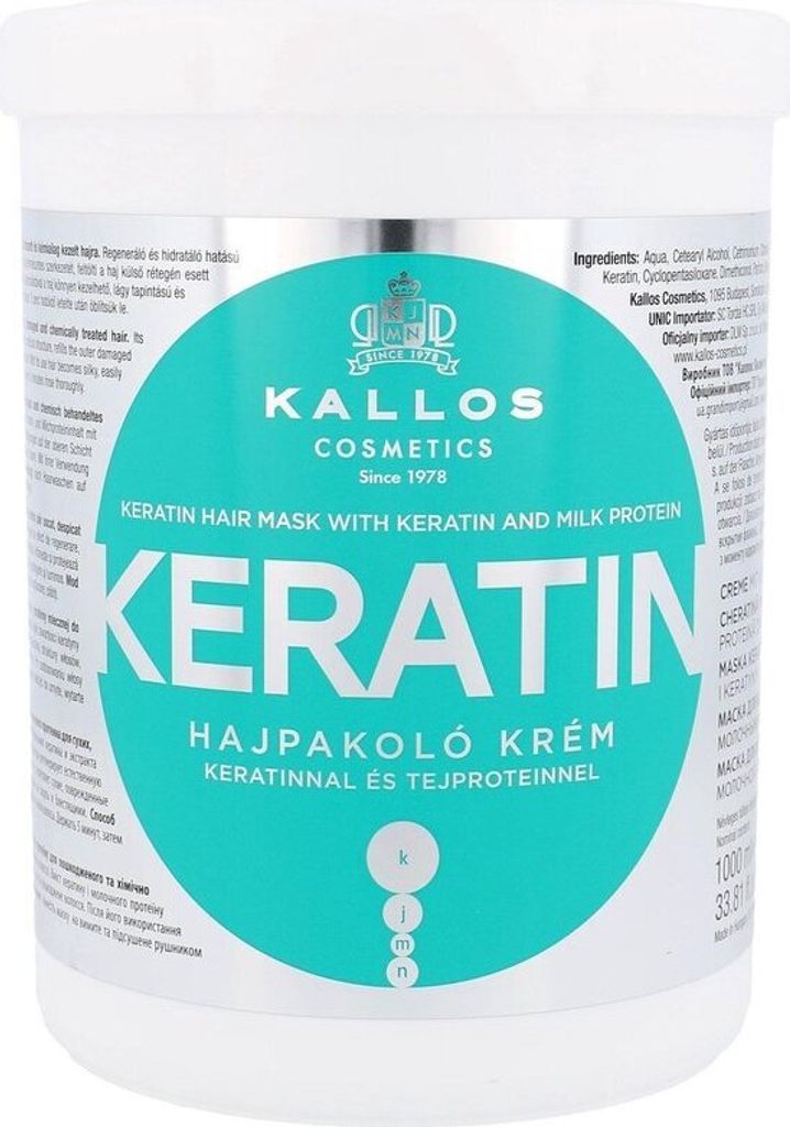 Kallos KJMN Maska z Keratyną, 1000 ml Obrázok produktu 