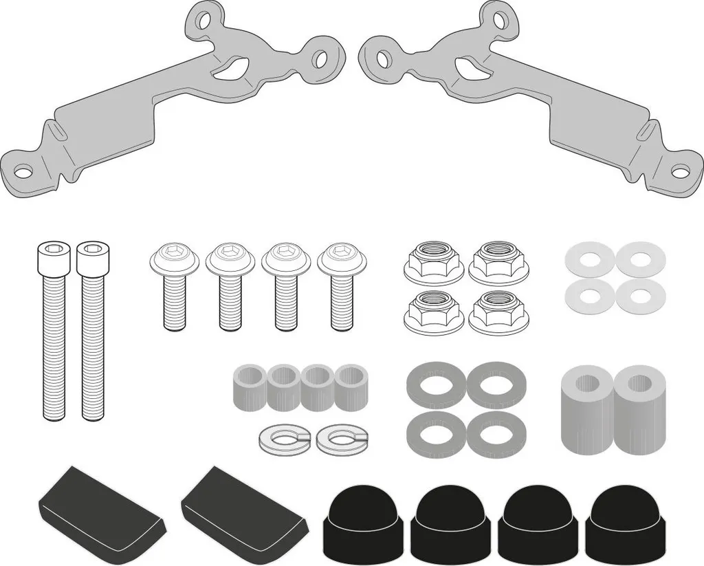 Kit Attacchi GIVI A2166A per Cupolino 2166A | Yamaha MT-125 20-25