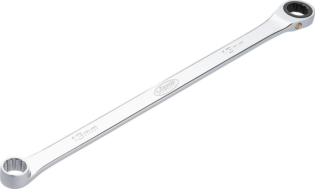 VIGOR Ratschen-Ringschlüssel, extra lang, SW 13 mm