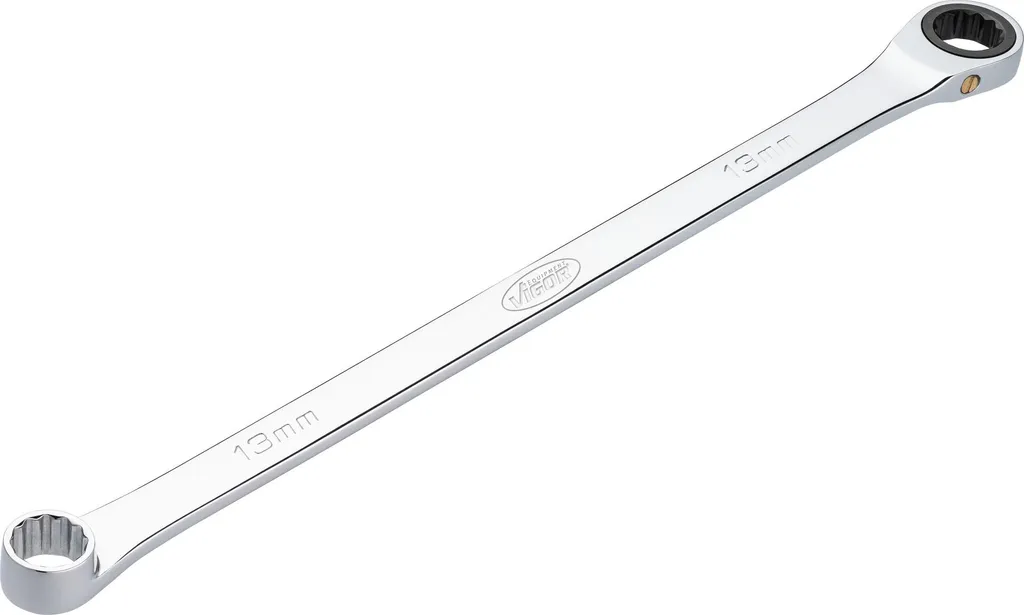 Clé mixte à cliquet format long 13mm ViGOR pour vissage mécanique pro