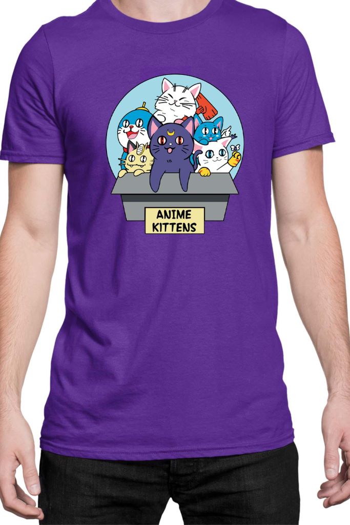 Herren T-Shirt Japan Manga Anime Comics Animation Sailor Anime Manga Moon 13, Man L / Lila