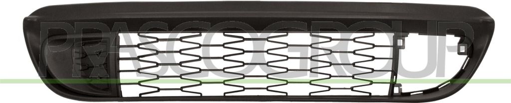 PRASCO Lüftungsgitter Grill Stoßfänger für FIAT 500X (334) Schwarz