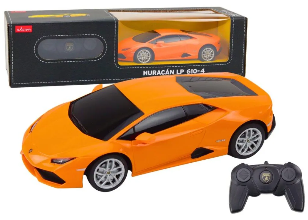 Voiture télécommandée Lamborghini Huracan 1:24 orange pour enfant