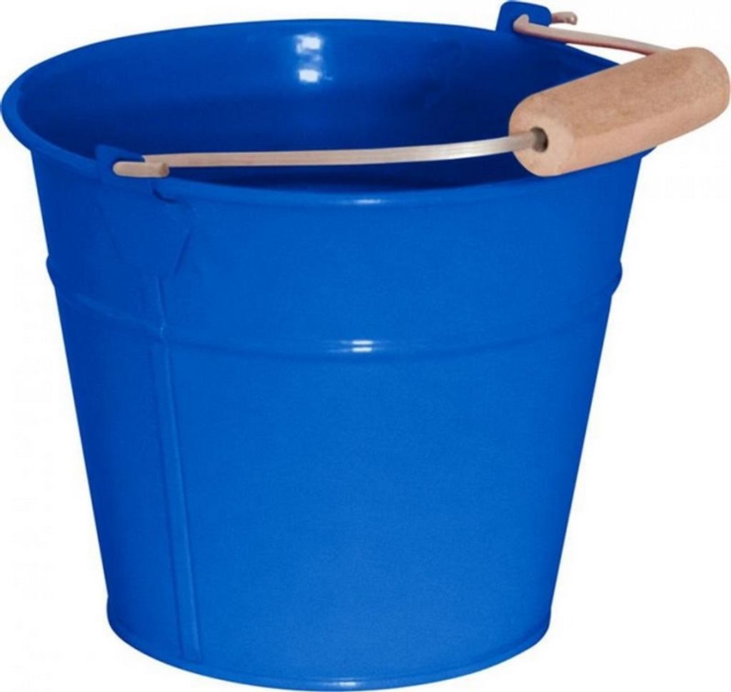 WOODY Garteneimer - blau, Metall Produktbild 
