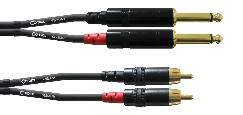Câble de modulation audio double RCA vers Jack pour home studio 60cm