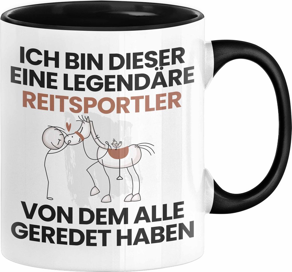 Reitsportler Geschenk Tasse Lustige Geschenkidee Geburtstag für Reitsportler Ich Bin Dieser Legendäre Reitsportler Von Dem Alle Geredet Haben Kaf...