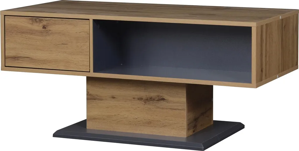 Table basse de rangement anti-désordre avec double compartiment invisible - 14