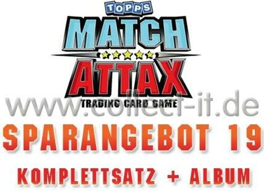Match Attax - Spar 19 - Komplettsatz + Sammelalbum - Saison 2013/14 - Saison 13/14