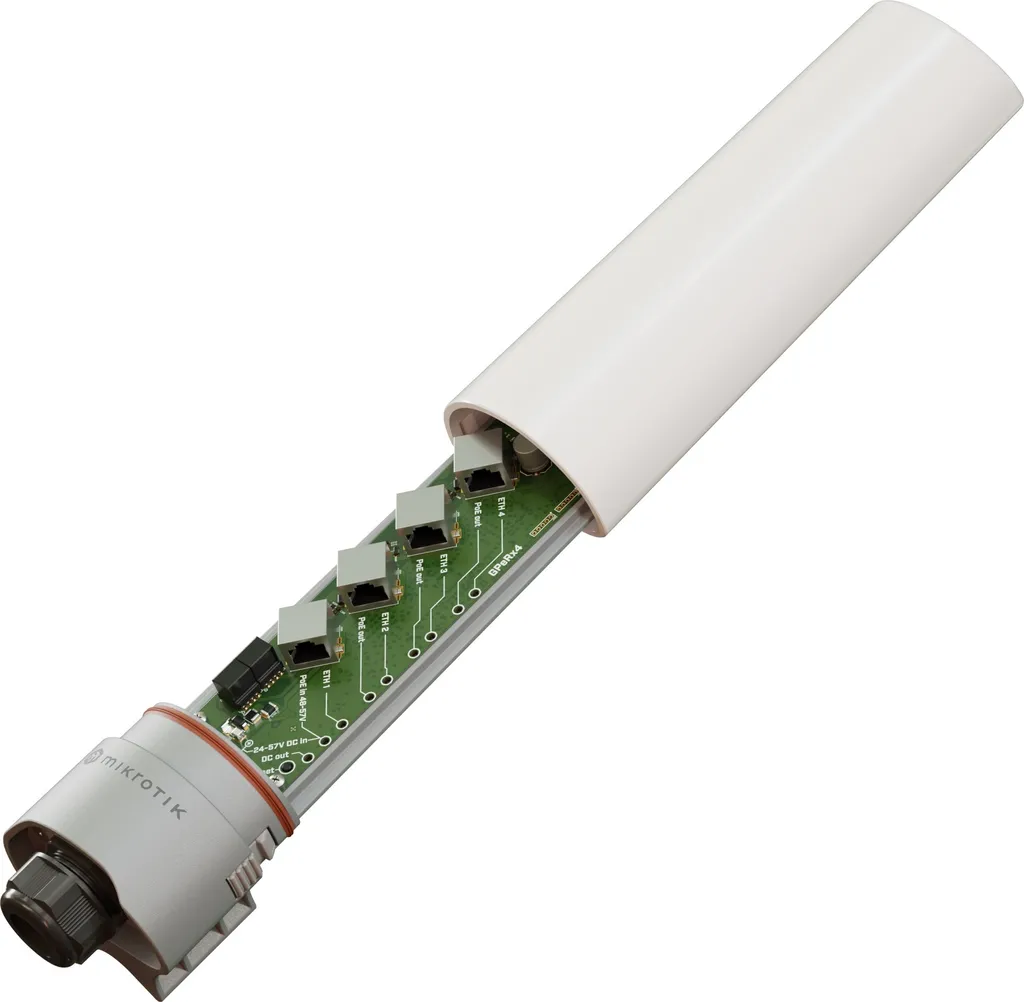 Solution Alimentation sans Prise : Splitter PoE++ Mikrotik GPeR14I GBit - 2