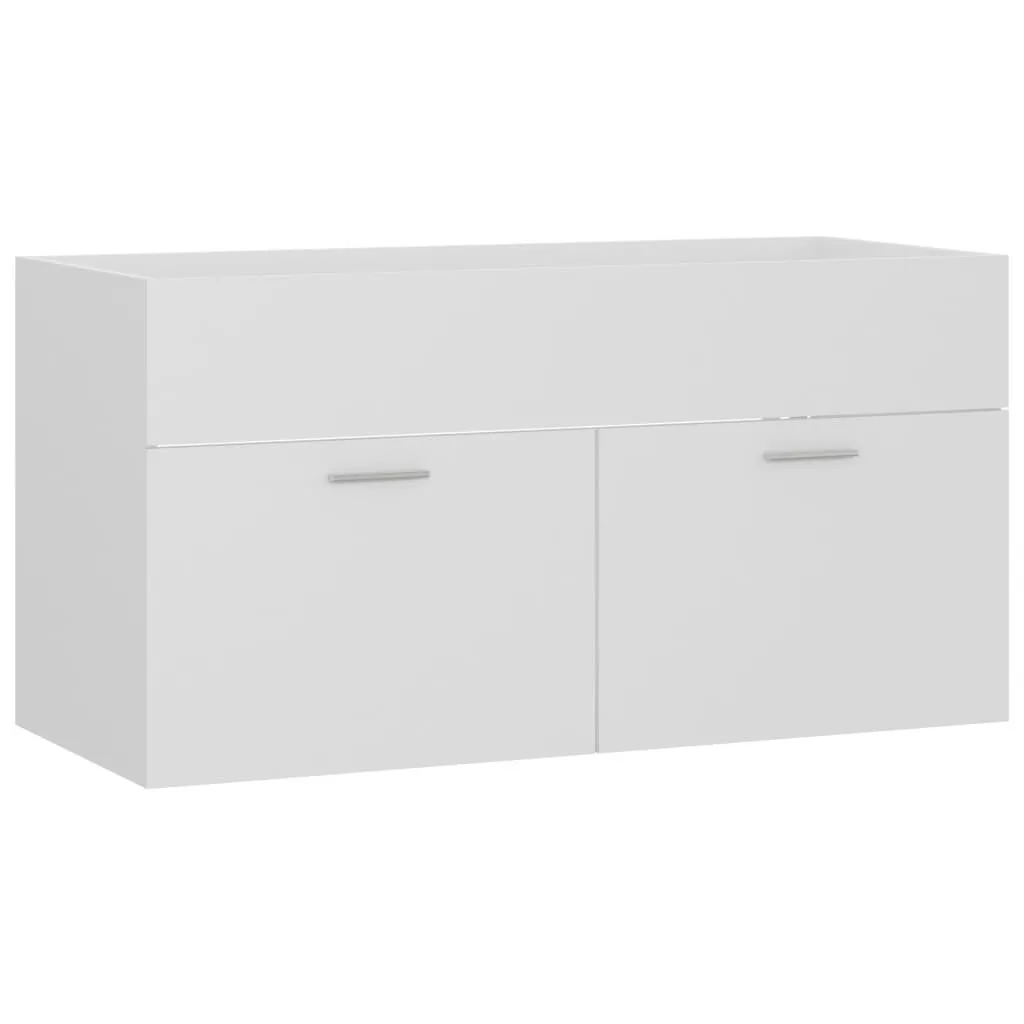 Meuble sous-lavabo blanc 90 cm : idéal pour optimiser votre espace
