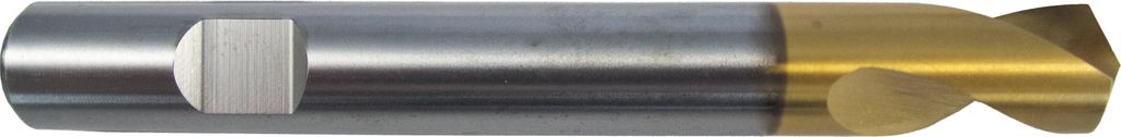 PTG HSS-Co NC-Anbohrer, 120°,Weldon,TIN,6 mm
