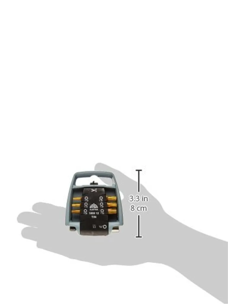 Coffret de 7 embouts de vissage Torx Stubai gris avec finition nitrure