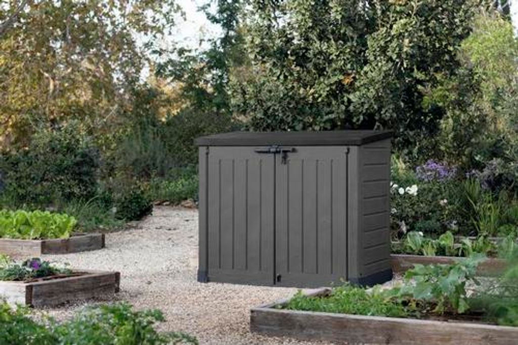 Mülltonnenbox Keter Store-it-out Max Dark Kunststoff inkl. Produktbild 
