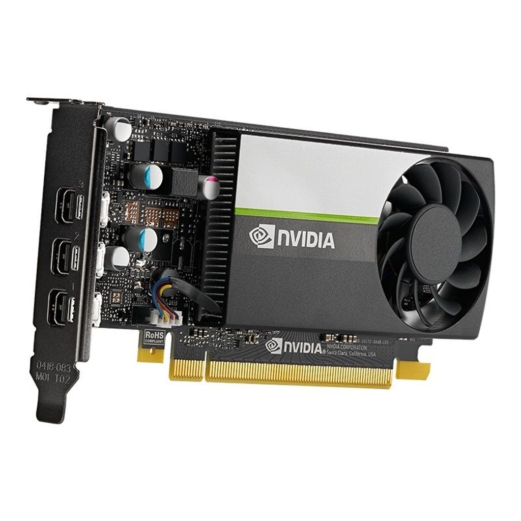 NVIDIA T400 - Grafikkarten - T400 - 4 GB GDDR6 - PCIe 3.0 x16 Low-Profile - 3 x Mini DisplayPort