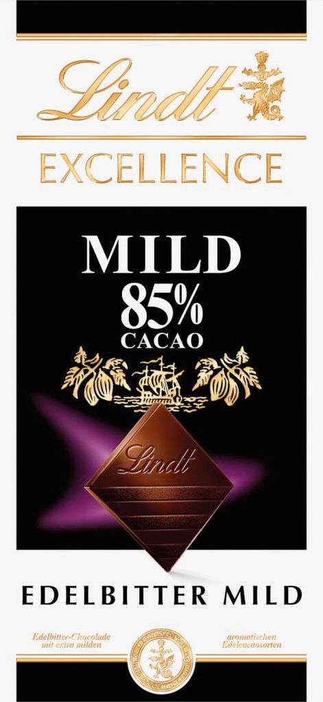 Lindt i Sprüngli Excellence Mild 85% ciemna czekolada 100g Zdjęcie produktu 1