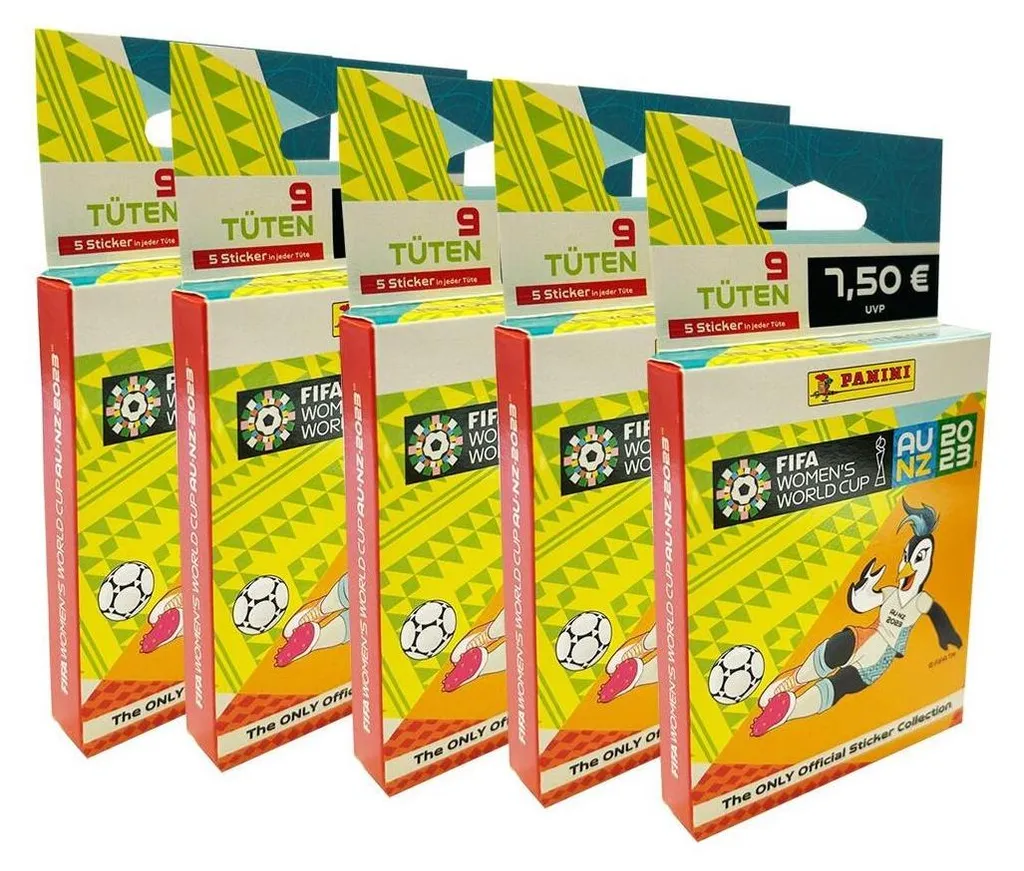 Panini FIFA 2023 Féminin : Évitez les Manques avec ce Pack de 5 Blisters