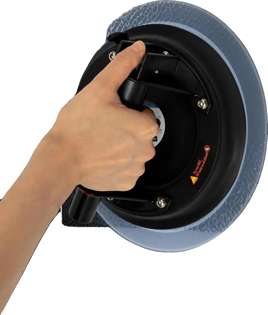 Ventouse charge lourde 110kg anti-glisse 21cm avec double purge d'air