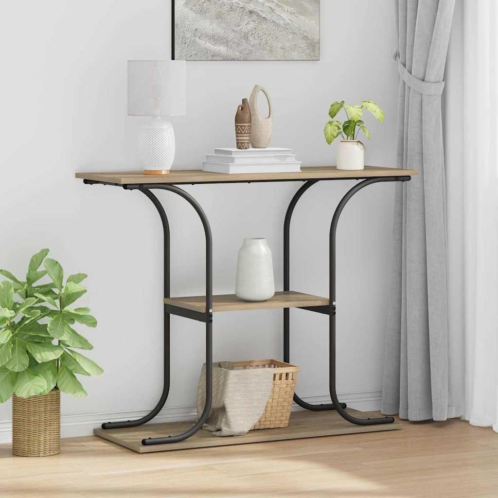 Konsolentisch Sonoma Eiche 101 x 35 x 80,5 cm Holzwerkstoff