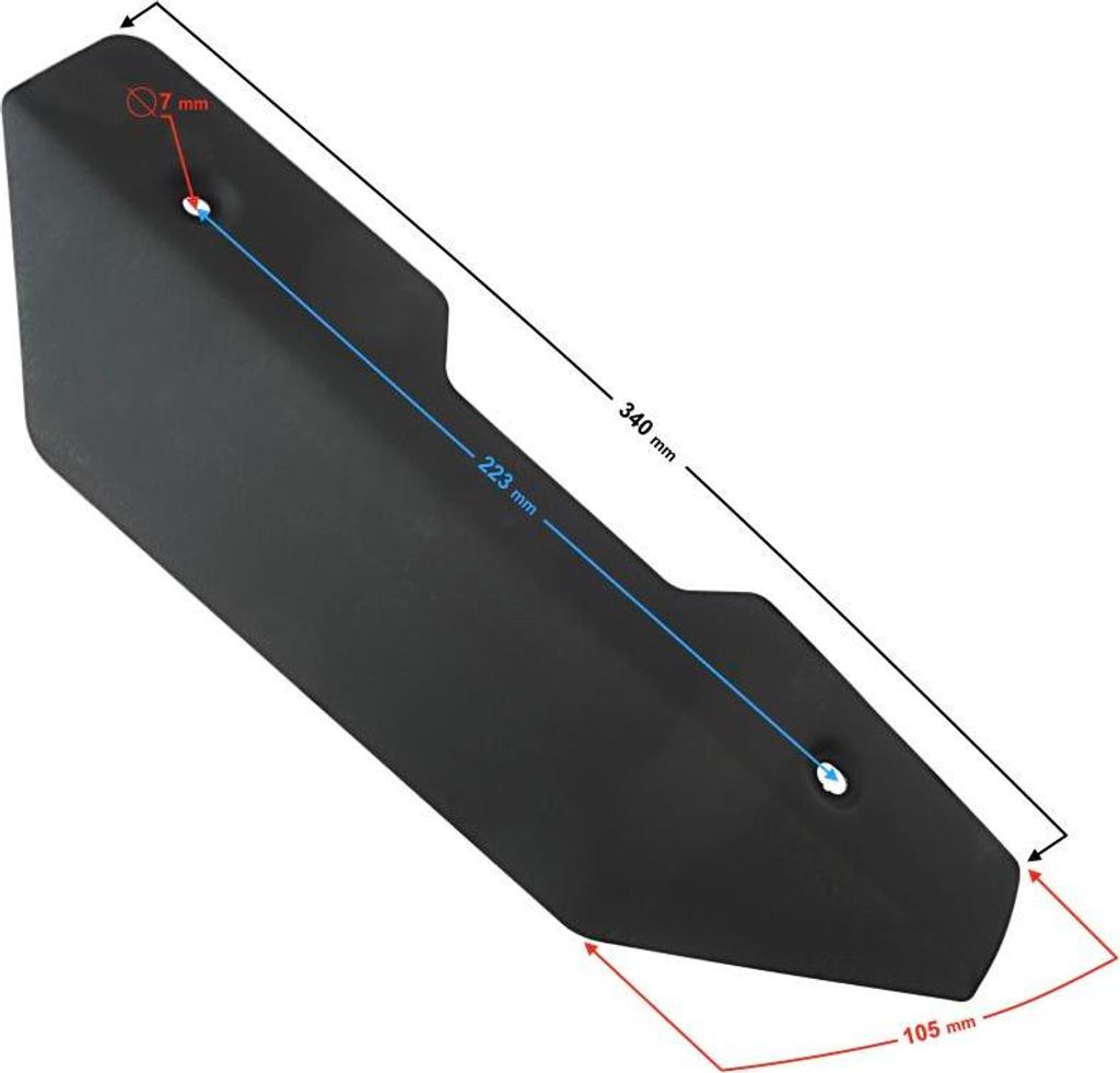 Schalldämpferabdeckung Teil 2 BLADE R