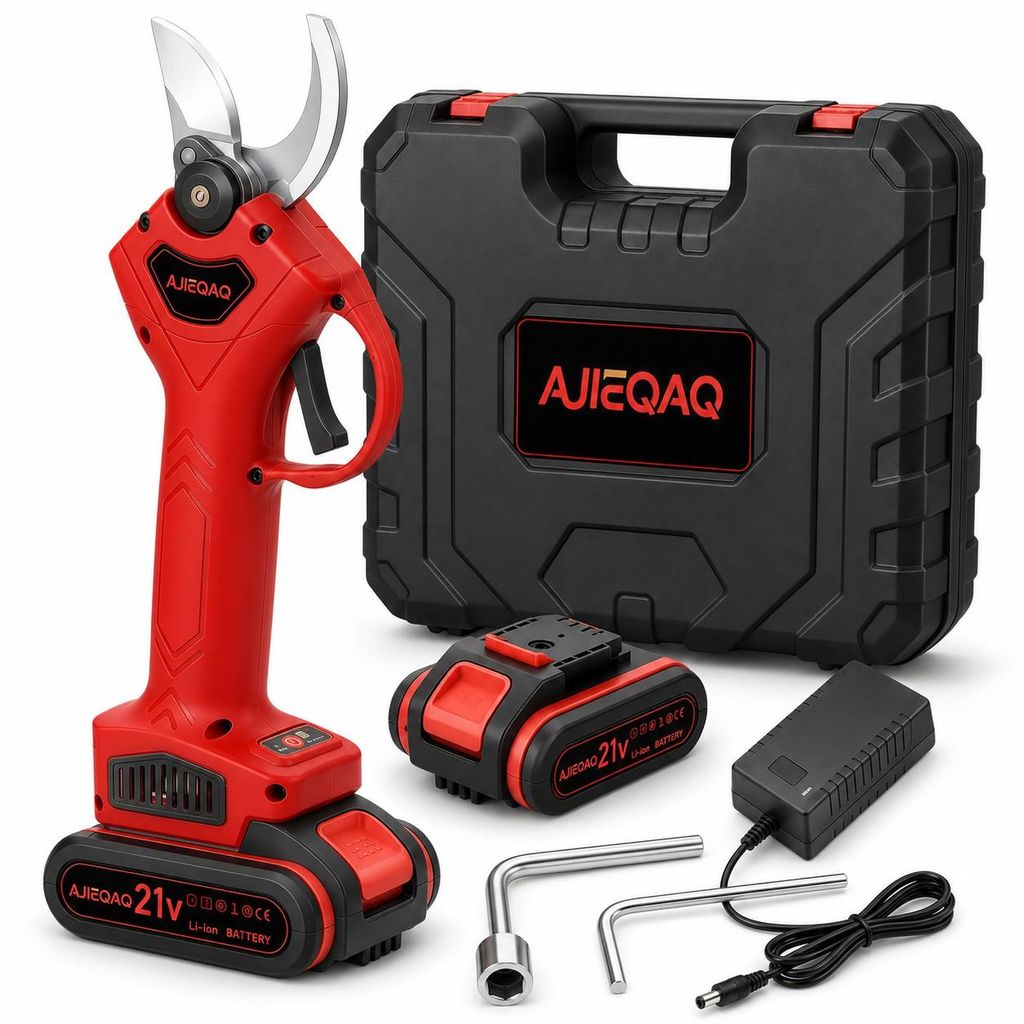 AJIEQAQ Sécateur électrique à batterie 21V, Moteur Image du produit 
