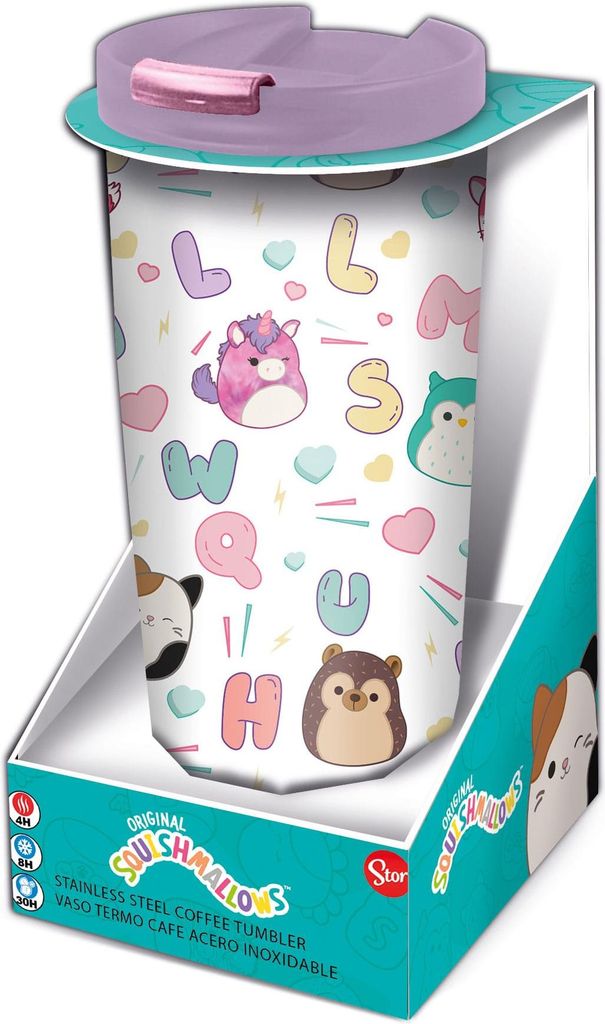 Stor S.L. Squishmallows - Mug de travel de stainless steel