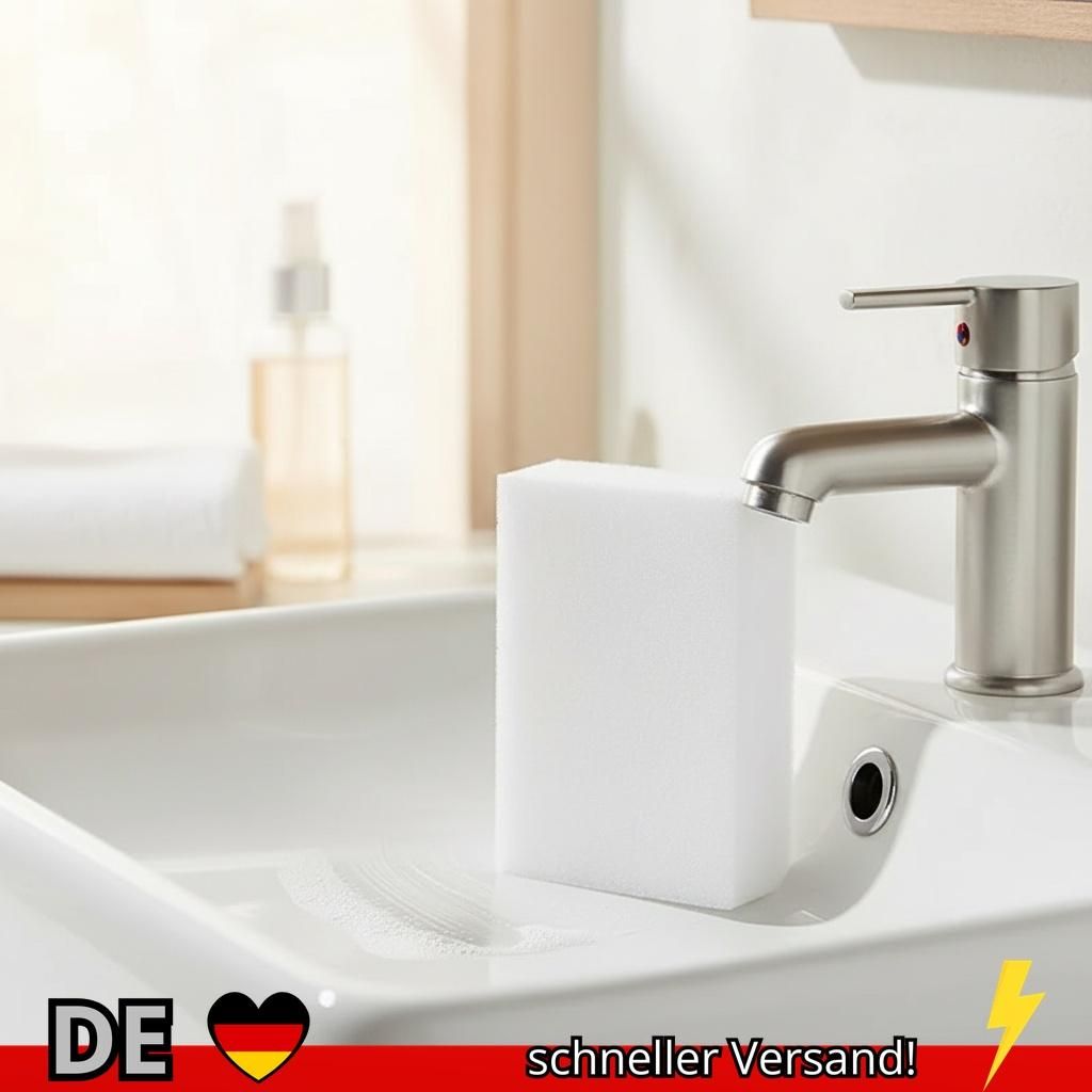 50 100Pcs Magie Schwamm Reiniger Melamin Schaum Wäscher für Küche Bad Fleck