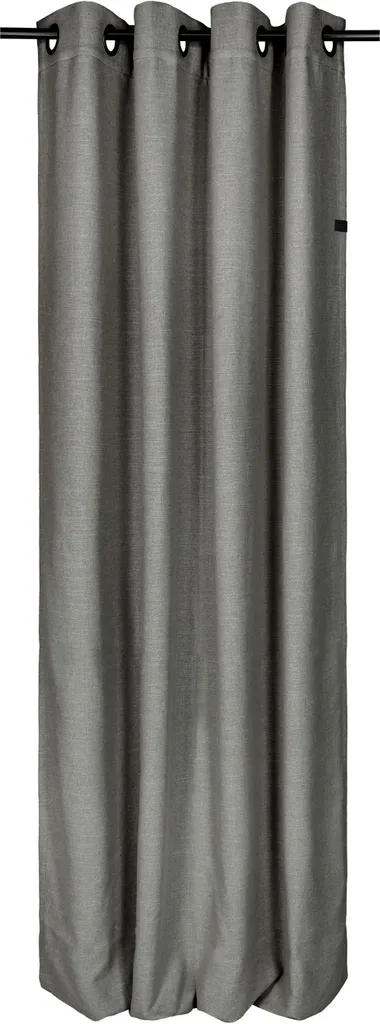 Rideau Anthracite 140x250 cm en Tissu Robuste - Finition à Œillets