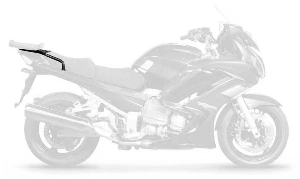 Shad Yamaha Fjr 1300 Topcase Heckmontage Schwarz Schwarz One Size