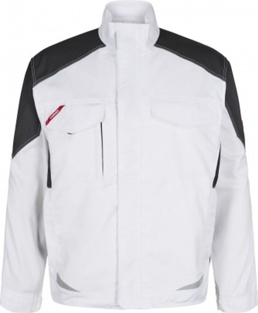 F. Engel Galaxy Light Arbeitsjacke, Weiss/Anthrazit Grau, Gr. XL